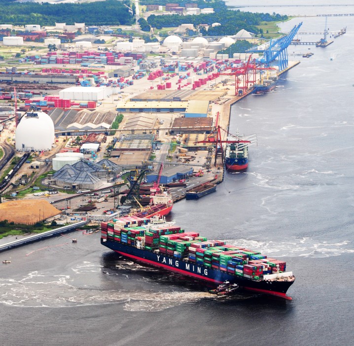 Wilmington Business Development NORTH CAROLINA PORTS COMPLETES TURNING ...